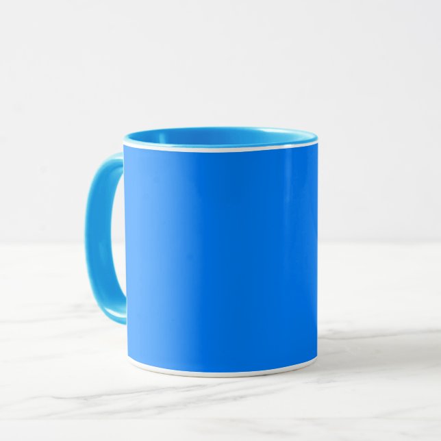 Azure (solid colour)  mug (Front Left)