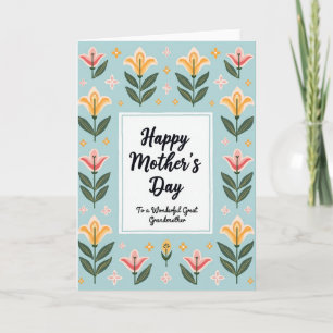 Azure Spring Mothers Day Card