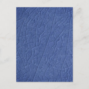 Azure stone cracks postcard