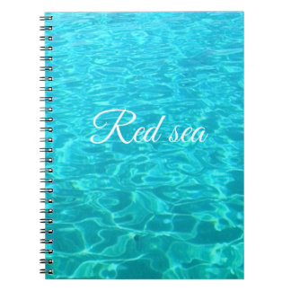 Azure surface of Red Sea in Egypt Notebook