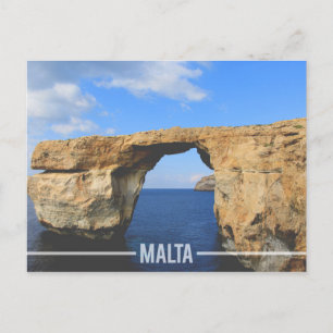 Azure Window Gozo, Malta Postcard
