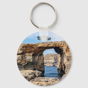 Azure Window in Malta Key Ring