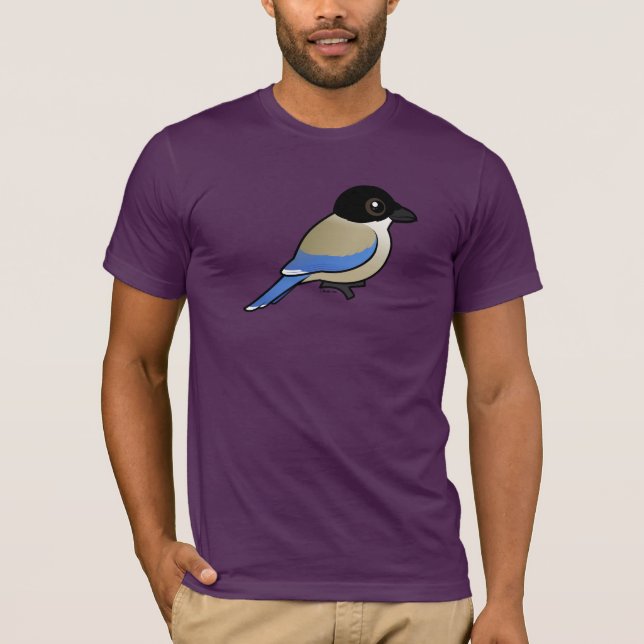 Azure-winged Magpie T-Shirt (Front)