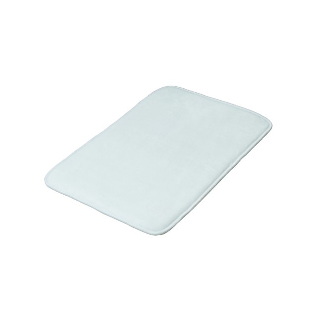 Azure (X11/web colour) (solid colour) Bath Mat (Angled)