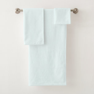 Azure (X11/web colour) (solid colour) Bath Towel Set