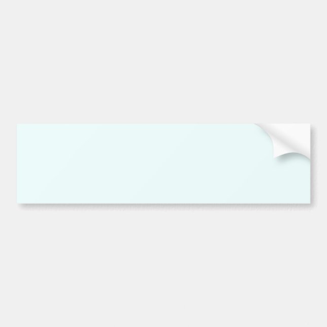 Azure (X11/web colour) (solid colour) Bumper Sticker (Front)