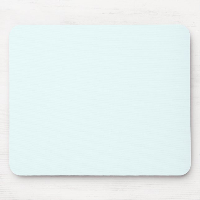 Azure (X11/web colour) (solid colour) Mouse Mat (Front)