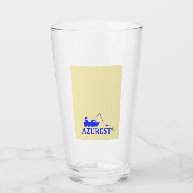 AZUREST LOGO Glass Cup (Front)