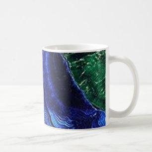Azurite and Malachite Coffee Mug
