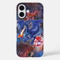 Azurite Cosmic Dragon Case-Mate iPhone Case