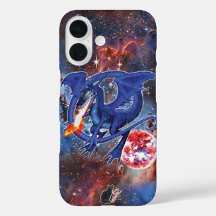 Azurite Cosmic Dragon Case-Mate iPhone Case