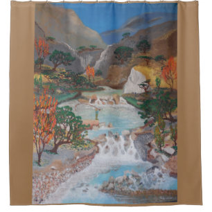 Azusa cyn shower curtain