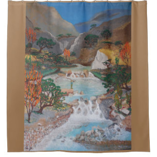 Azusa cyn shower curtain