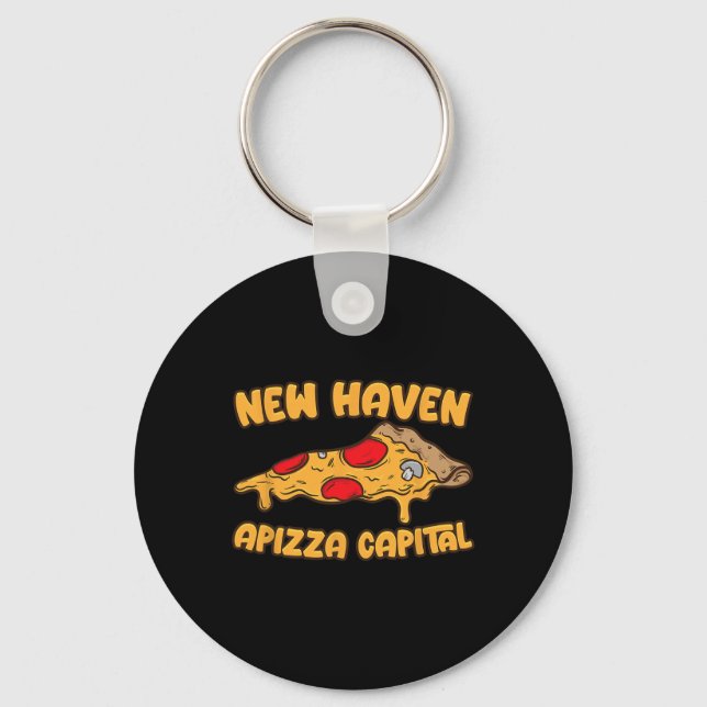 Azza Ct Zza Catal Of The World New Haven Connectic Key Ring (Front)