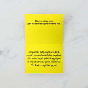 B005 - Pure joy and hope Thank You Card