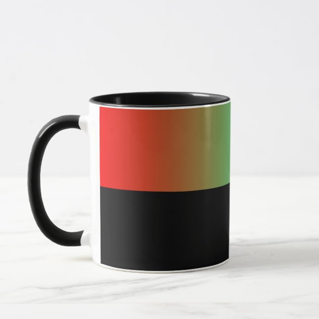 B02 - Tasse mit RGB Rot Grün Blau Farbverlauf Mug (Left)