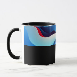 B09 - Mug with Red Blue Gradient