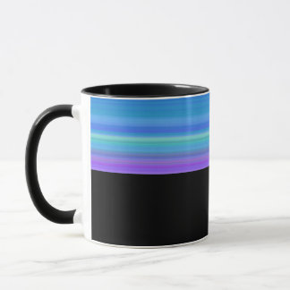 B10 - Tasse mit  Violett Blau Farbverlauf  Mug