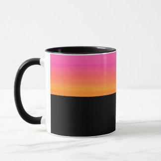 B11 - Tasse mit Gelb Violett Farbverlauf  Mug