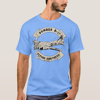 B17 Flying Fortress Bomber WW2 Aeroplane T-Shirt