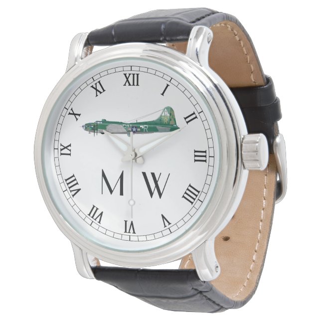 B17 flying fortress | Monogrammed Watch (Angled)