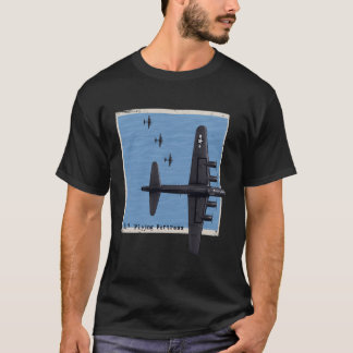 B17 Flying Fortress Ww2 Bomber Aeroplane Over The  T-Shirt