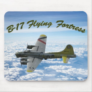 B17 Flying Fortress WWII Bomber Aeroplane Mouse Mat