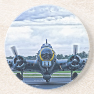 B17 Vintage Aeroplane Aircraft Flying Coaster