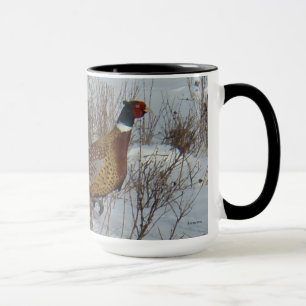 B23 Ring-necked Pheasant in Snow Mug