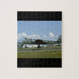 B25 Landing. (plane;b25_WWII Planes Jigsaw Puzzle