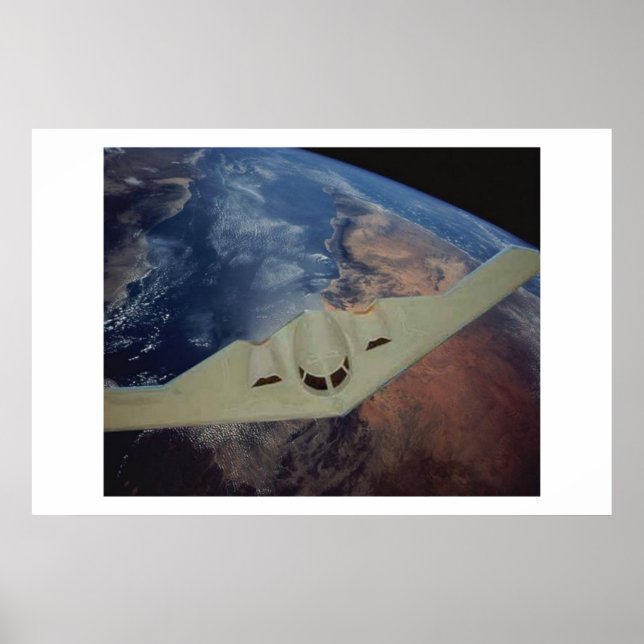 B2 and earth poster (Front)