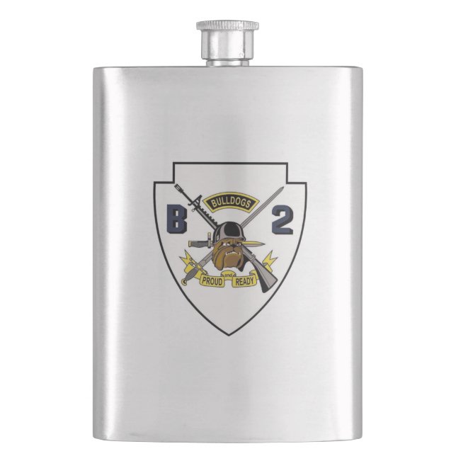 B2 Crest Flask (Front)