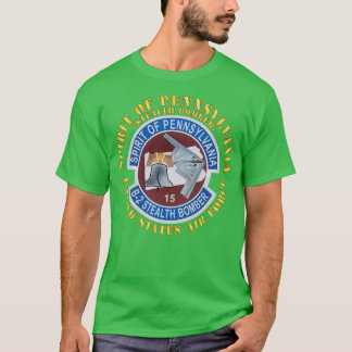 B2 Spirit of Pensulvania Stealth Bomber X T-Shirt