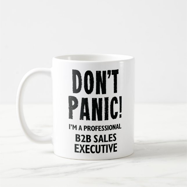 B2B Sales Executive Coffee Mug (Left)