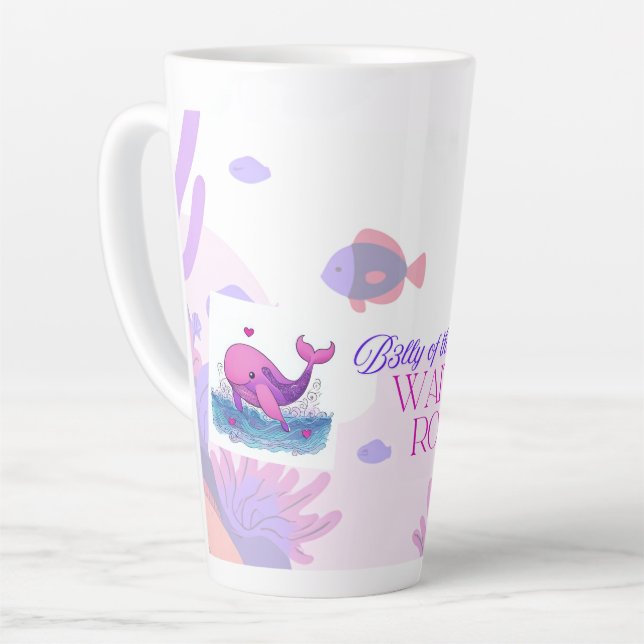 B3lly of the Whal3 mug (Left Angle)