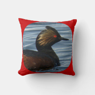 B41 Eared Grebe Cushion