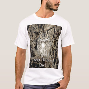 B51 Great Horned Owl T-Shirt