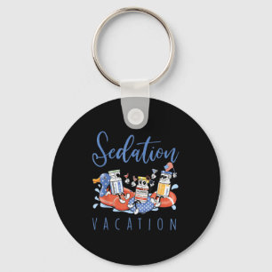 B52 Chill The Fourth Out Icu Nurse Benadryl Haldol Key Ring
