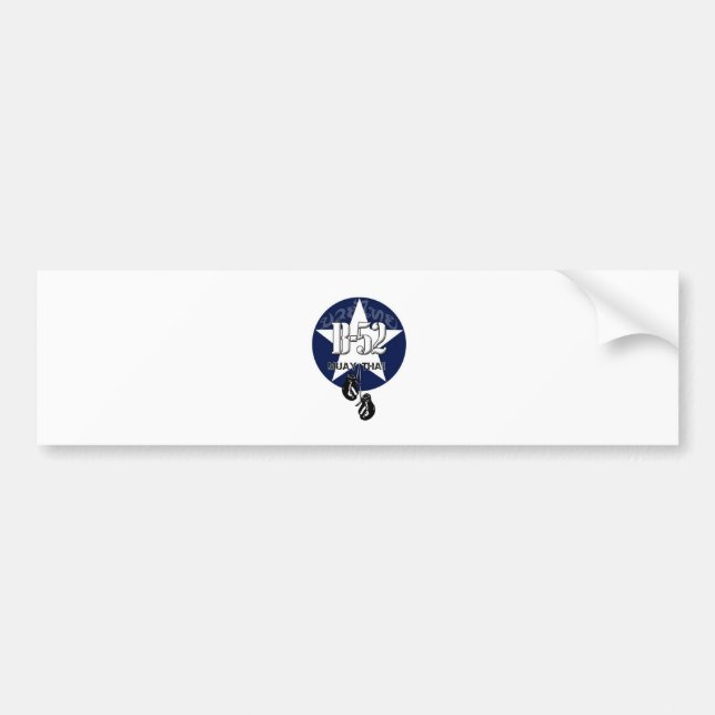 B52 MUAY THAI BUMPER STICKER (Front)