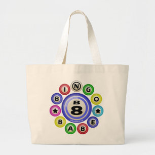 B8 Bingo Babe Large Tote Bag