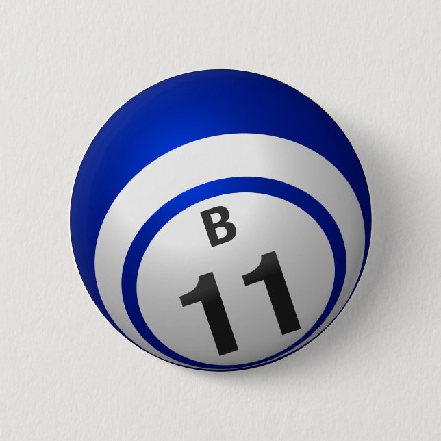 B 11 bingo button (Front)