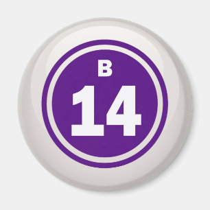 B-14- BINGO BALL MAGNET