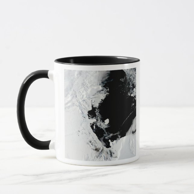 B-15J iceberg in the Ross Sea, Antarctica Mug (Left)