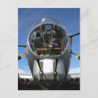 B-17 bombardier seat over Arizona Postcard