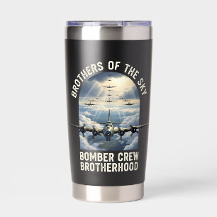 B-17 Bomber Crew Brotherhood Insulated Tumbler