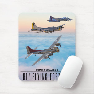 B-17 Flying FORTRESS BOMBER SQUADRON Mouse Mat