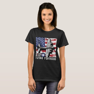 B-17 Flying Fortress Bomber WW2 Aeroplane Air T-Shirt