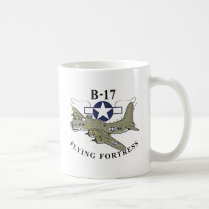B-17 flying fortress coffee mug