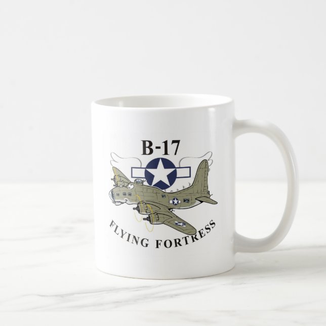 B-17 flying fortress coffee mug (Right)