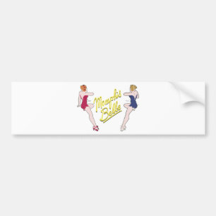 B-17 Flying Fortress Memphis Belle Nose Art Bumper Sticker